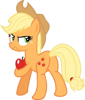 Стикер Applejack | @MyLittlePony_bots - 9