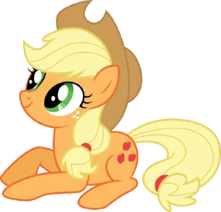Стикер Applejack | @MyLittlePony_bots - 6