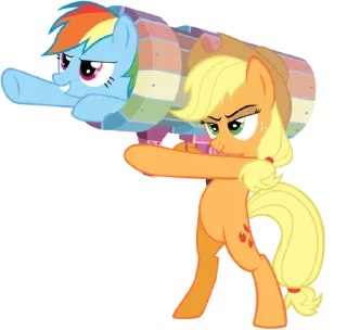 Стикер Applejack | @MyLittlePony_bots - 4
