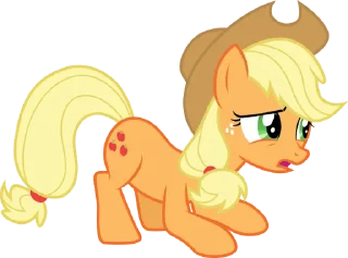 Стикер Applejack | @MyLittlePony_bots - 5