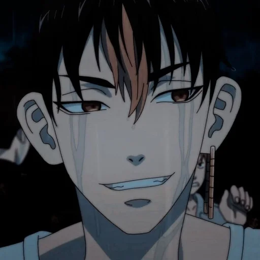 аниме мультфильм человеческое лицо