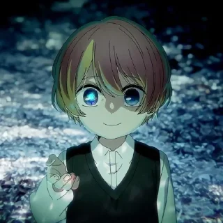 Стикер Aϙᴜᴀ Hᴏsʜɪɴᴏ💦 @OshiNoKo_wc - 5