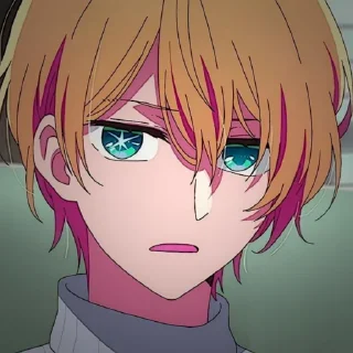 Стикер Aϙᴜᴀ Hᴏsʜɪɴᴏ💦 @OshiNoKo_wc - 0