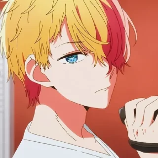 Стикер Aϙᴜᴀ Hᴏsʜɪɴᴏ💦 @OshiNoKo_wc - 11