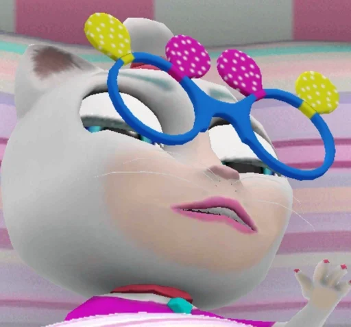 мультфильм розовый человеческое лицо