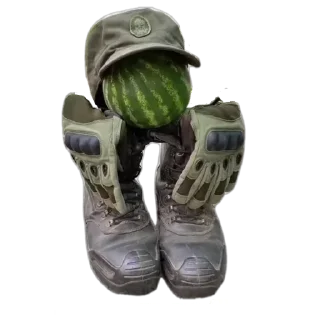 Sticker Арбуз арбуз привет - 11