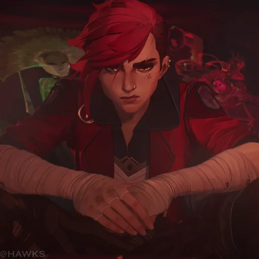 Стикер 🕹 Arcane: LoL [@TodorokiShouto] - 1