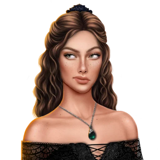 fashion accessory human face necklace