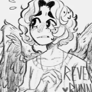 Sticker Archangel Gabriel <3 @laymishh - 2