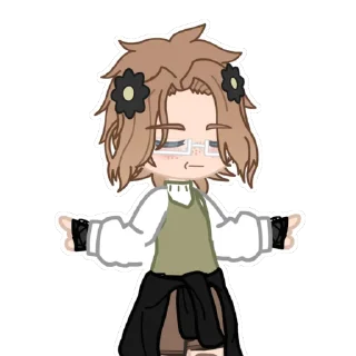 Стикер Арисик и Андрюша - 9