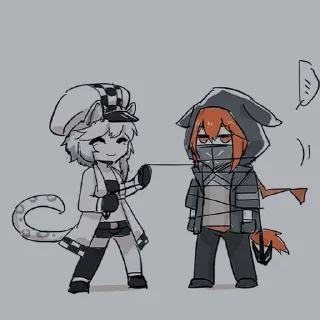 Стикер 𝐀.𝐧.ೃ࿔ @DeeathButterfly1 @Arknights_ir - 9