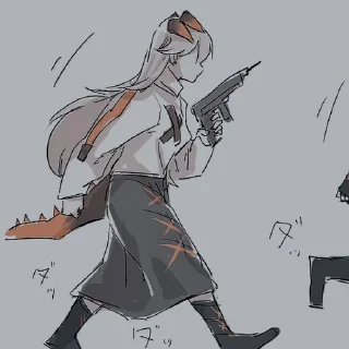 Стикер 𝐀.𝐧.ೃ࿔ @DeeathButterfly1 @Arknights_ir - 3