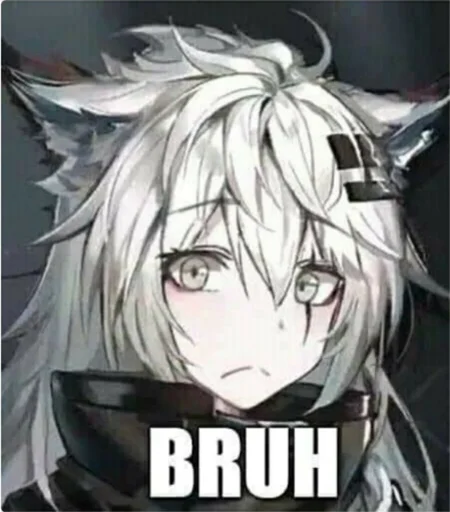 Стикер Arknights cursed meme - 6