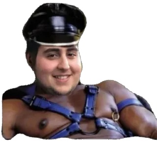 Стикер 👮🏾‍♂️Arm - 6