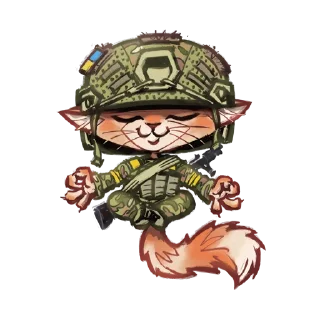 Стикер Котики ЗСУ - 2