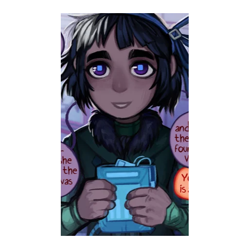 cartoon anime human face