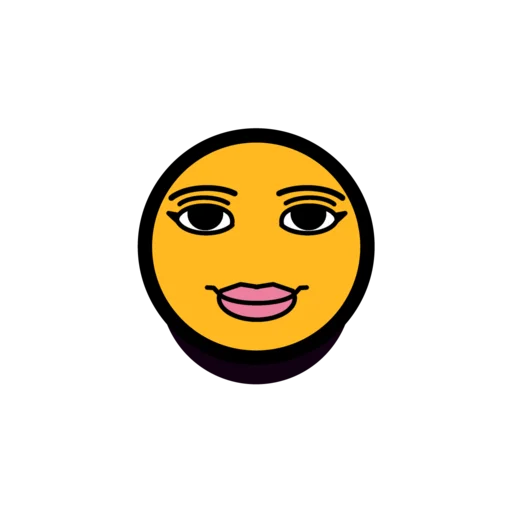 улыбаться смайлик мультфильм