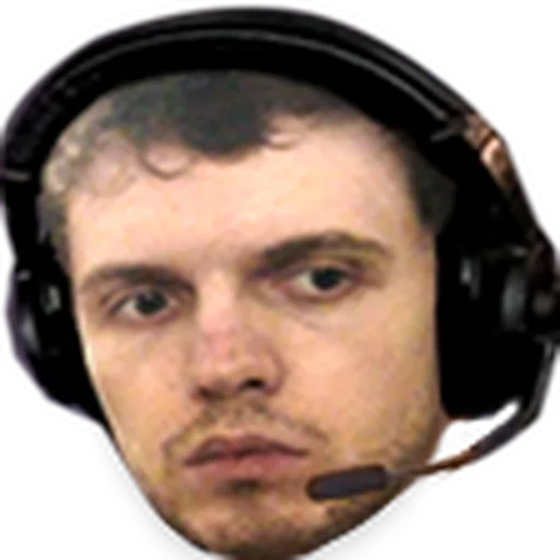 человеческое лицо наушники портрет