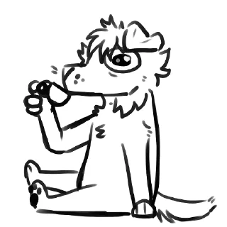 Sticker Arthi dog - 4