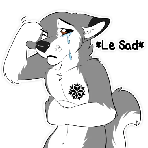 Стикер ArtiHusky - 1