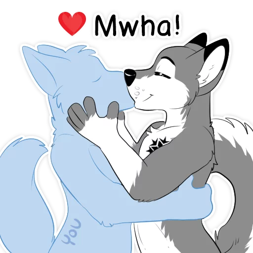 Стикер ArtiHusky - 1