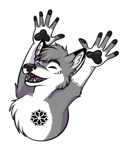Sticker ArtiHusky - 1