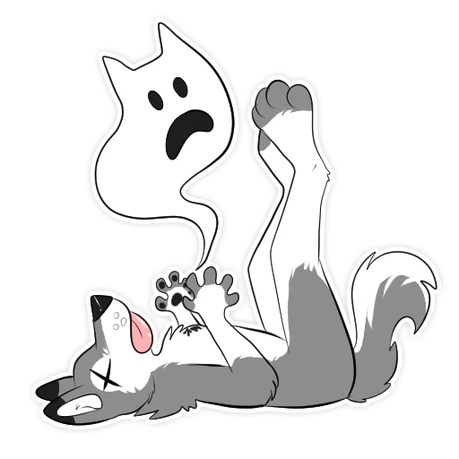 Sticker ArtiHusky - 1