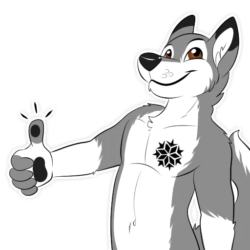 Sticker ArtiHusky - 1