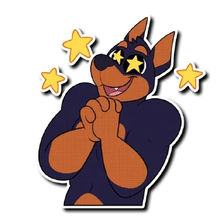 Sticker Artie the Dobie - 5