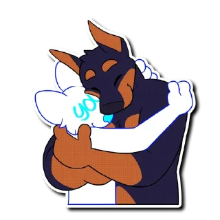 Sticker Artie the Dobie - 8