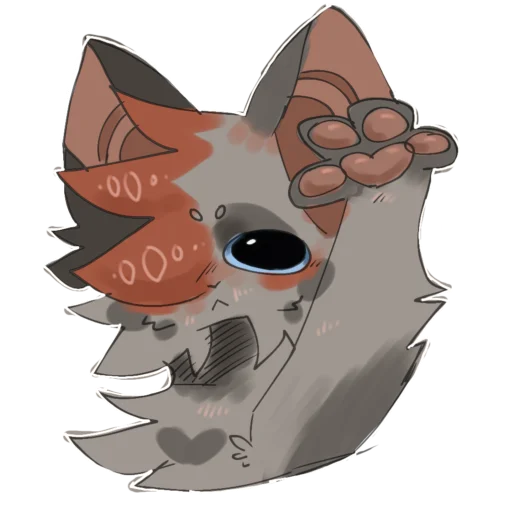 Стикер Ash_Fur - 1