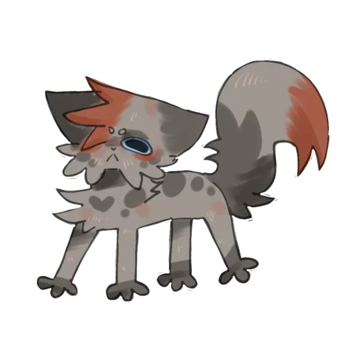 Sticker Ash_Fur - 1