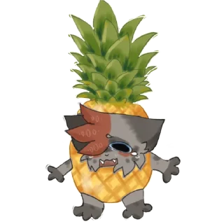 Sticker 𖤐⭒๋࣭ ⭑ Уголёк на все случаи жизни ♡ - 4