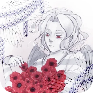 Стикер ``Ashe.°•*#🪽 :: @J_versa - 4