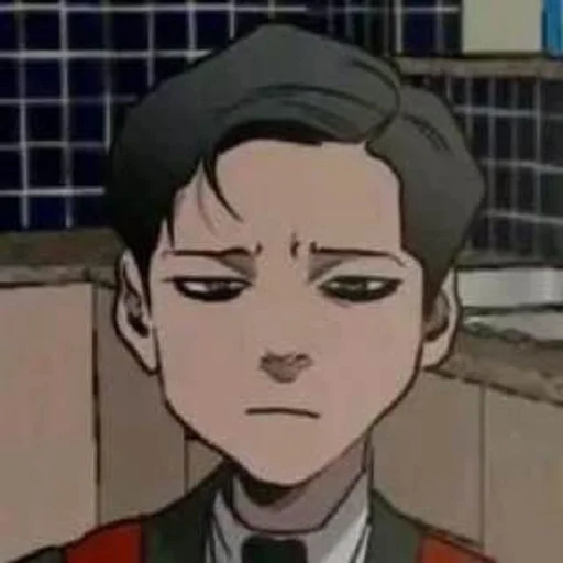 sketch cartoon human face