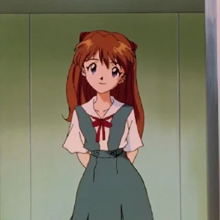 Sticker ♡ Аска | @AniBot_club - 8