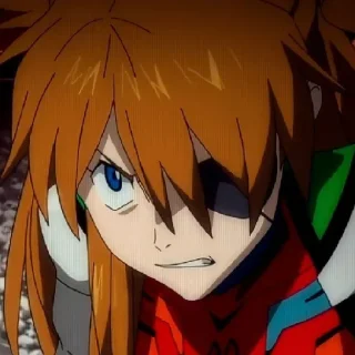 Sticker ♡ Аска | @AniBot_club - 3