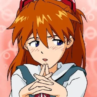 Sticker ♡ Аска | @AniBot_club - 2