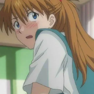 Sticker ♡ Аска | @AniBot_club - 9