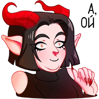 Sticker Асмодея @Nyasticks - 2
