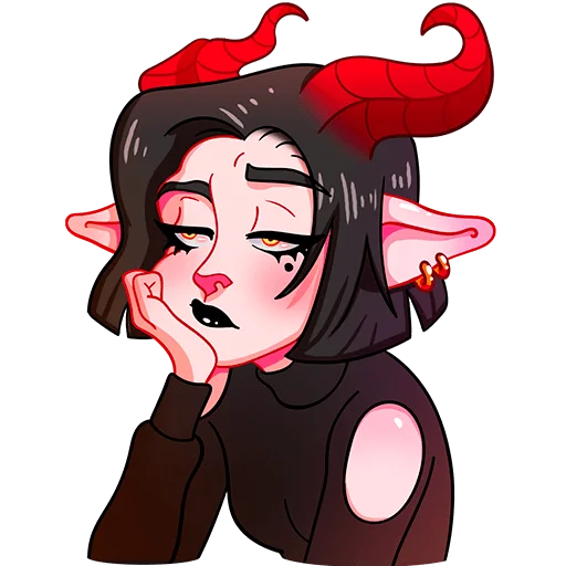 Sticker Асмодея @Nyasticks - 4