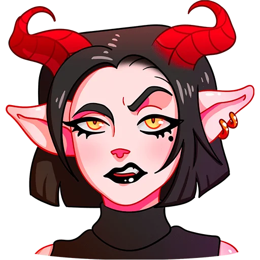 Sticker AsmodeyaNyasticks - 1