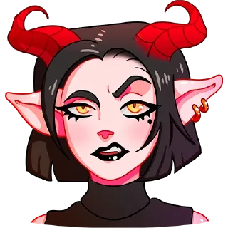 Sticker Асмодея @Nyasticks - 3