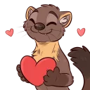 Стикер Aspen the Pine Marten - 6