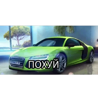 Стикер Asphalt 8+ на чиле - 2