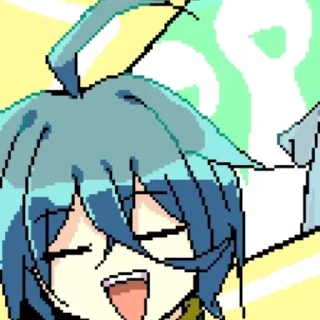 Стикер эш лучший люблю его оч сильнр - 9