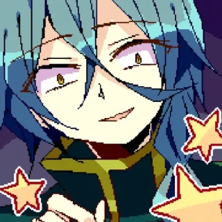 Стикер эш лучший люблю его оч сильнр - 5