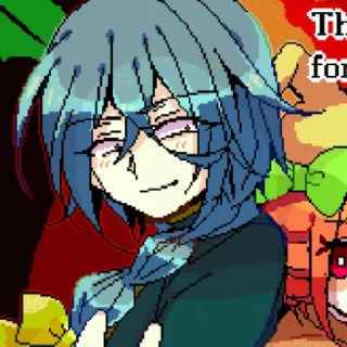 Стикер эш лучший люблю его оч сильнр - 6