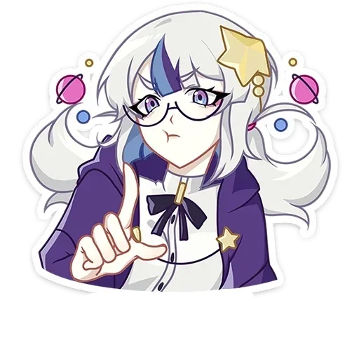 Астерия без надписей @stickers_vk - 