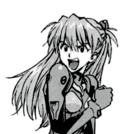 Sticker Asuka Langley Manga - 9